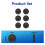 Joystick Replacement Caps for PS5 Controller Easy Install Thumb Stick Caps Enhanced Grip for Improved Gaming Precision 9