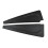Car Rear Door Outside Delta Moldings Window Triangular Trim Panel 96585538 96585539 for  Aveo 2004-2011 3