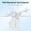 Tuya Z2M Water Immersion Sensor Zigbee3.0 Flood Water Leak Detector Alarm Security Water Leak Sensor 4