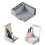 Sticky Note Holder,for 3x3/4x4 Sticky Note Stencil Dispenser with Template,Memo Pad Organizer for Office Green 7