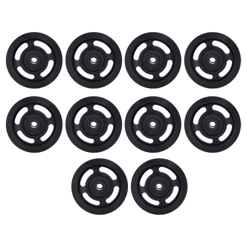 10PCS 90mm Garage Door Pulley Wheels