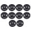 10PCS 90mm Garage Door Pulley Wheels 9