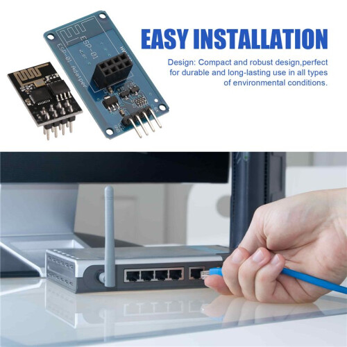 ESP8266 ESP-01 WiFi Wireless Adapter Module 3.3V 5V Esp01 Breakout PCB Adapters 2