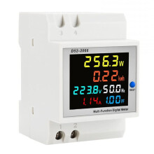 Digital Single Phase Meter Tester Power Usage Monitor AC110V 40V-300V100A Frequency Power Factor Meter Multimeter