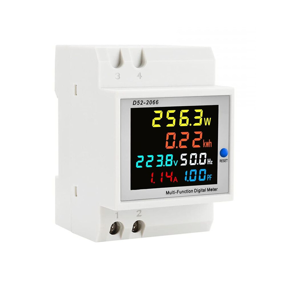 Digital Single Phase Meter Tester Power Usage Monitor Ac110v 40V-300V100a Frequency Power Factor Meter Multimeter 6032483708238