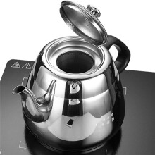 Stainless Steel Teapot with Infuser, Teapot with Infuser 1.5L High Capacity Kettle, for Boiling Hot Water, Stovetop