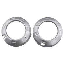 Couvercle de Phare Antibrouillard Avant pour L200 Triton Strada 2006-2009, Cadre Décoratif de Phare Antibrouillard