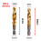 M8 M10 Hex Shank Titanium Plated HSS Screw Thread Metric Tap Drill Bits Screw Machine Compound Tap Open Chamfer Tool 7