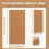 Cork Board Bulletin Board, Small Rectangular Pin Board for Wall, Self-Adhesive Cork Board for Office, School and Home 7