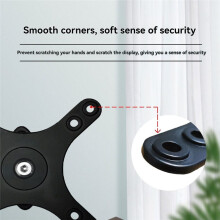 Monitor Mount Stand Wall Mount Arm Hanging Rack, VESA 100x100mm and 75x75mm Support for 10-32 Inch Screen