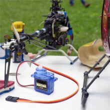 10PCS SG90 9G Servo Servo Motor for RC Planes Robot Arm Fixed-Wing Servo Motor Control for Airplane 360