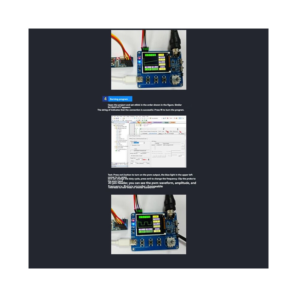 Simple Oscilloscope With 1.8 Inch Tft Color Display, Waveform Measurement, Frequency Meter, Square Wave Output 6132206261689