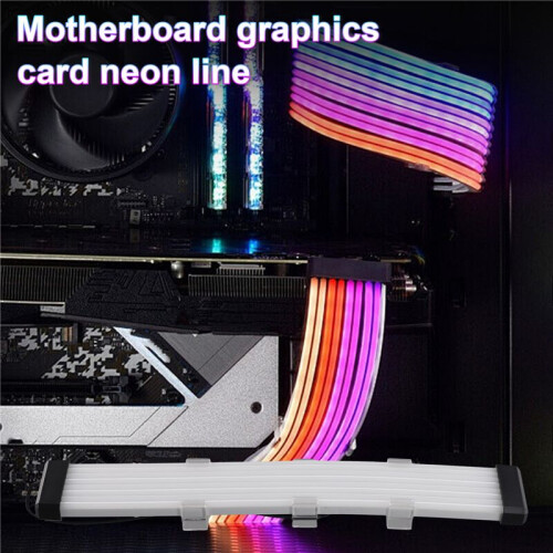 RGB LED Strip ARGB Sync Board for Computer Power Supply GPU  Card Cable Case Neon   Card 8PIN 2