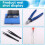 3D Printer Nozzle Cleaning Kit with Pliers, Cleaning Brush, and Deburring Tools for Efficient Unclogging and Maintenance 6