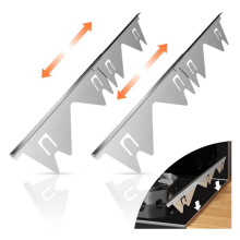 2 Pair Stainless Steel Stove Covers, Stove Filler, Stove Guard for Kitchen Oven Counter Side Covers, Range Trim Kit