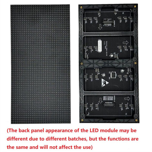 2Pcs P5 Indoor LED Screen Panel 64X32 Pixels LED Display Module 16 Scan 320X160mm Full Color LED Screen Panel 2