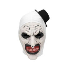 Halloween Terrifier Masker Killer Clown Masker Eng Joker Kostuum Halloween Horror Creepy Masker voor Volwassen Mannen Vrouwen