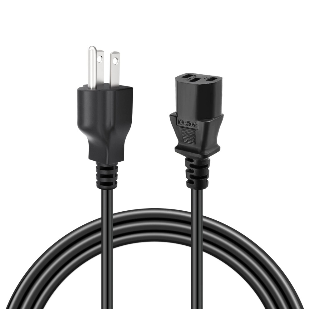 6Ft Ac Power Cord For Hp Envy 750555Qe 750565Se Desktop, Durable Cable With Reliable Power Delivery 9330225830924