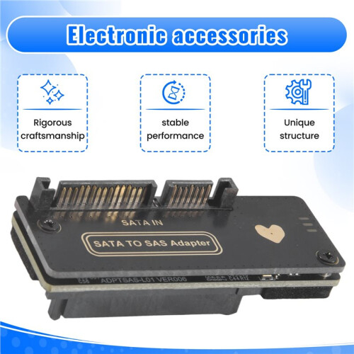 Adaptador de Placa de Expansão  para SAS 6 Gbps  (7 e 15) 22 Pinos Macho para Placa de Expansão Fêmea de 29 Pinos SAS para 2,5 Polegadas 3,5 2