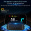 Car Head Up Display OBD2 GPS HUD Speedometer with Windshield Data Projection and Bluetooth 3