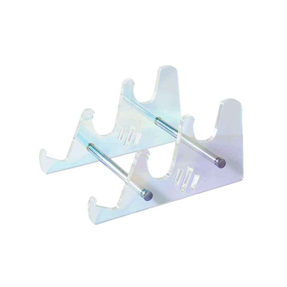 Removable Multicolor Acrylic Keyboard Stand Transparent Desktop Tray Computer Keyboard Tray Stand Multicolor 3 Layers 6034227916190