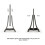 Adjustable Vertical Laptop Stand - Notebook & Tablet Holder Vertical Storage Rack Black 7