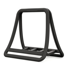 Verstelbare Verticale Laptopstandaard - Notebook- en Tablethouder Verticale Opbergrek Zwart