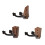Multi-Styles Gitarr Väggmonterad Hängare Halkfri Instrumenthållare för Elektrisk Gitarr Headstock 4