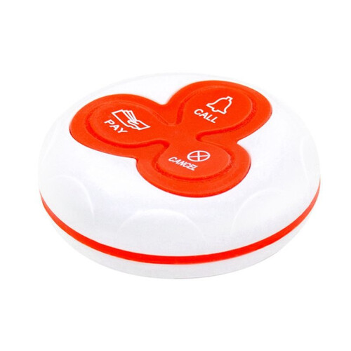 Waterproof Wireless Call Transmitter Button Pager 433MHz for Restaurant Calling System Cafe Clinic System 3 Buttons 1