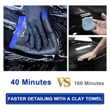 Clay Towel, 2 Pack Clay Towel Auto Detailing, Fine Grade Microfiber Car Clay Towel, DIY Detail Clay Towels