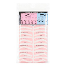 48 PCS Eyebrow Stencil Kit 24 Styles Reusable Eyebrow Shaping Tools for Quick Natural Brows