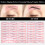 48 PCS Eyebrow Stencil Kit 24 Styles Reusable Eyebrow Shaping Tools for Quick Natural Brows 5