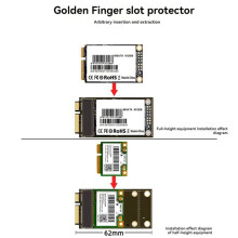 PCIE/MSATA Adapter Solid State Drive Converter Expansion Card Test Board for MSATA SSD  PCI Express Wifi Card