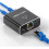 Rj45 Splitter 1 to 2 Gigabit Ethernet Adapter Internet Network Cable Extender for Laptop PC Keyboard Mouse Printer 2