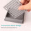 Note Dispenser,Sticky Notes Dispenser,Sticky Note Holder with Stencil,3D Printed Notes Holder 3