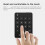 19 Keys Universal  Wireless Numeric Keypads  Numpad Digital Keyboard for PC Accounting Supplies 1