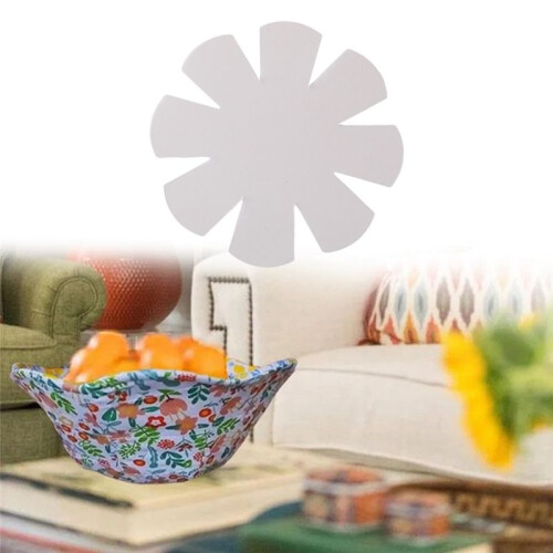 DIY Fabric Bowl Sewing Template,Bowl Wrap Template Sewing Pattern Template Quilting Patchwork Ruler 5inch 2