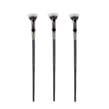 Scalloped Lash Brush, Fan Brush for Lashes Eyelash Separator Tool, Eyelash Comb for Upper Lower Eye 3pcs