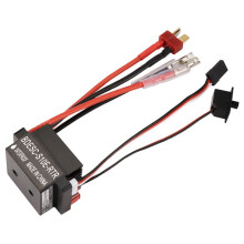 RC Hobby 60A ESC Geborstelde Motorsnelheidsregelaar met 2A BEC Hoogspanning 6-12V Borstel ESC voor RC Schip en RC Auto ESC,B