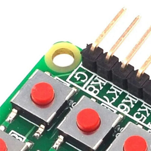 2x4 Keypad 4x2 Keypad 8 Push Buttons Key Board Matrix Keyboard Button for  AVR  2x4 Module AVR  Module 1