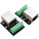 4PCS RJ45 Ethernet Female Socket Connector Breakout Board,2.54mm Connector Board Shielded Network Adapter Terminal 5