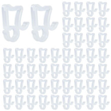 50 PCS Gutter Hooks, Plastic Christmas Light Clips Outdoor Light Clips for Christmas Xmas Decoration