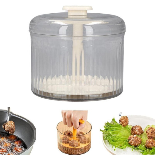 Meatball Making Tool, Manual Meatball Maker, Multifunctional Kitchen Gadget, Translucent Meatball Maker 2