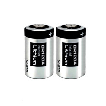 2 Pack CR123A Lithium Batteries 3V 1400mAh for Flashlights and Night Vision Goggles