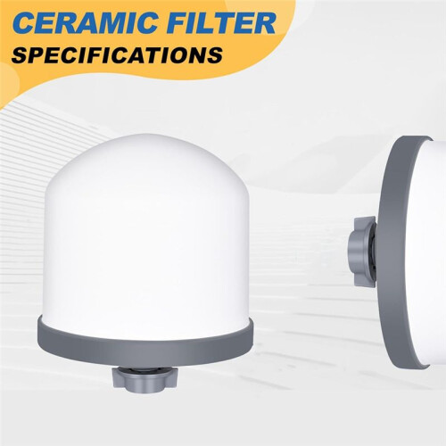 2Pc Replacement Ceramic Filter Magnetized Mineral Water Purifier Water Filter Ceramic Hemisphere Water Filters 2