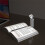 USB Clip Reading Light Folding Book Light Led Reading Light Portable Rechargeable Book Light 6 Brightness Dimmabl Black A 7