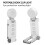 USB Clip Reading Light Folding Book Light Led Reading Light Portable Rechargeable Book Light 6 Brightness Dimmabl Black A 9