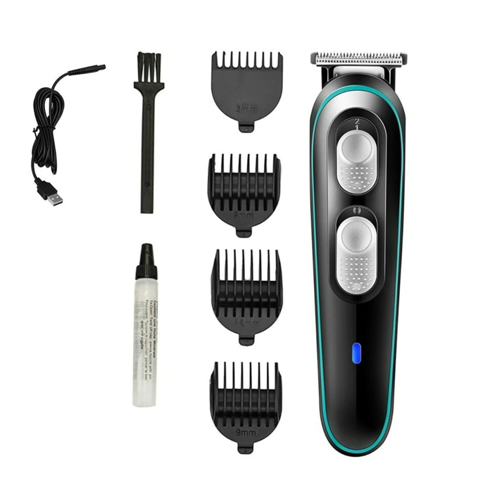 Hair Clipper and Beard Trimmer for Men, Cordless Wet Dry Use, Fast Charging, Low Noise Steel Blades