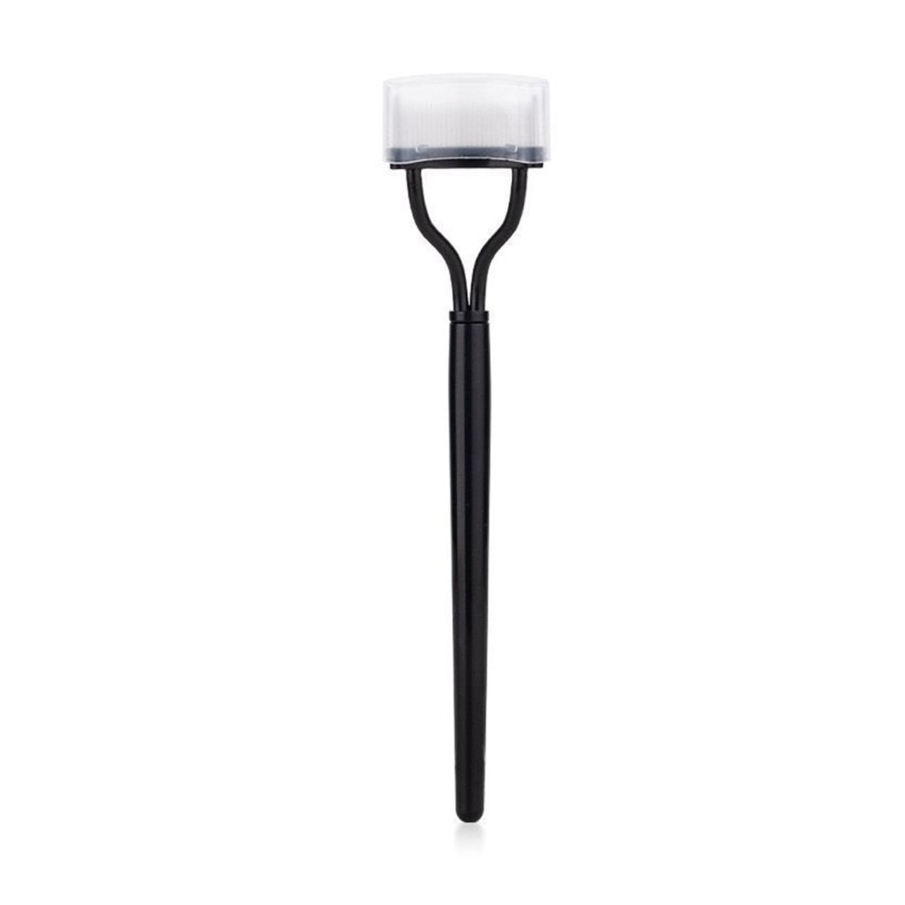Black Eyelash Comb With Protective Cap, Metal Mascara Separator For Precision Lash Separation,