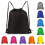Drawstring Backpack 10 Colors Drawstring Bags, Draw String Back Bag Drawstring Bags for Gym, Travel, Swimming, Beach, 1